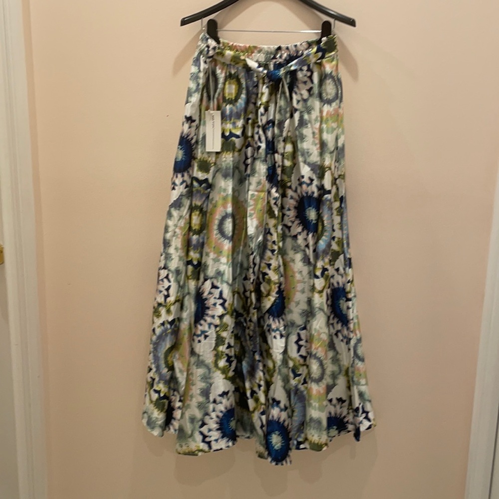 NWT XL SATIN MAXI SKIRT